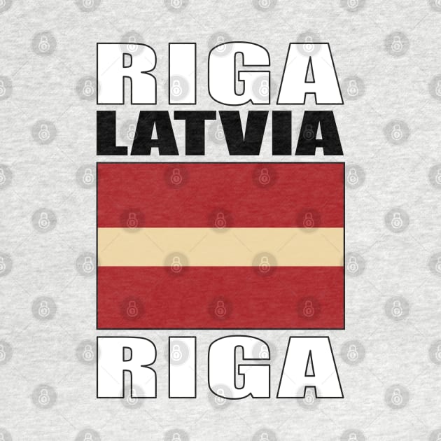 Flag of Latvia by KewaleeTee